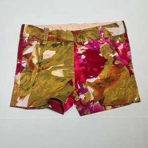 J.Crew Crewcuts Girls Floral Watercolor Shorts Size 5